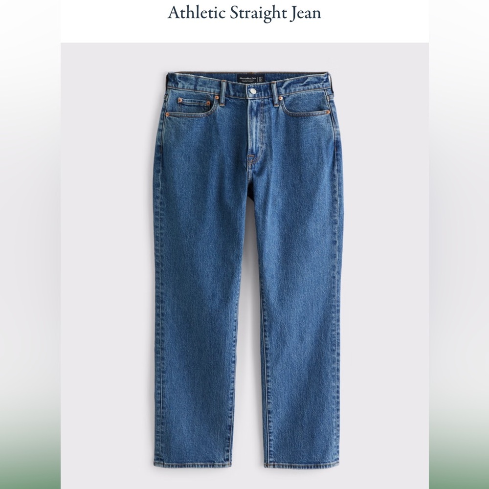 Abercrombie Athletic Straight Jean Men’s 33W 34L